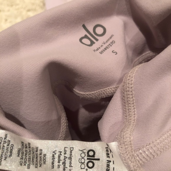 Alo Yoga High Waist Moto Legging Lavender Cloud - Picture 6 of 8